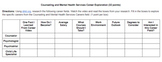 Counseling and Mental Health Careers Research