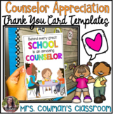 Counselor Appreciation Thank You Cards