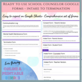 Counselor Forms- Google Forms-School Counseling Resources