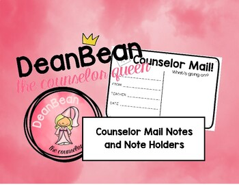 Preview of Counselor Mail Notes and Note Holders