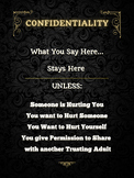 Counselor Office Poster (Confidentiality)