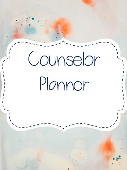 Preview of Counselor Planner 2023-2024