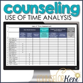 Counselor Time Tracker Use of Time Analysis Plus Counselin