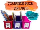 Counselor, psychologist, social worker book bin label 24 d