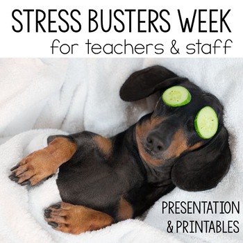 Preview of Stress Management Week for Teachers Kit