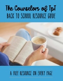 Counselors of TpT 2018 eBook for Back To School