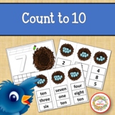 Count 1 to 10 - How Many Eggs in the Nest Counting Activit