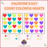 Valentine's Day Activity: Count Colorful Hearts | Hearty M