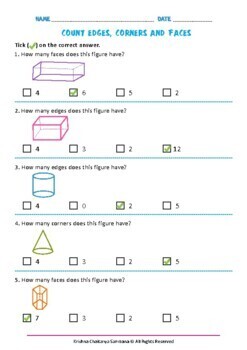 Count Edges, Corners and Faces by Krishna Chaitanya Sambana | TPT
