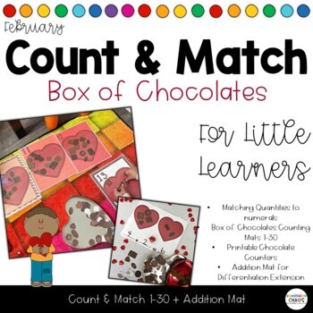 Count and Match Monthly Bundle For Little Learners - Kindergarten