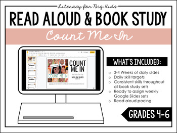 Preview of Count Me In Read Aloud & Book Study Slides