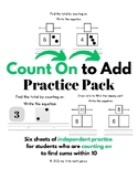 Count On Addition Subtraction Practice Sums to 10 with Par