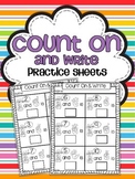 Count On & Write Practice Sheets