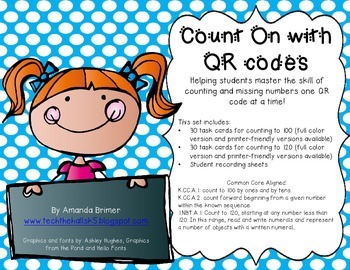 Preview of Count On with QR codes