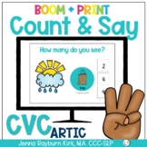 Count & Say Articulation for CVC Word Sounds: Spring BOOM 