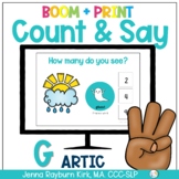 Count & Say Articulation for G Sound: Spring BOOM Digital + Print