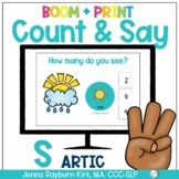 Count & Say Articulation for S Sound: Spring BOOM Digital + Print