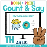 Count & Say Articulation for TH Sound: Spring BOOM Digital