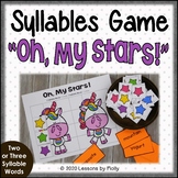 Count Syllables in Words Game | Two Syllable Words | Three