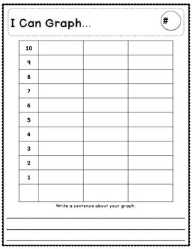 count tally graph a first grade math station activity