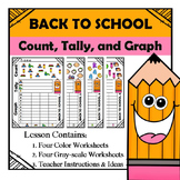 Count Tally Graph - Back to School