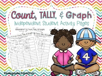 Preview of Count, Tally, & Graph!  {Just print and play!}