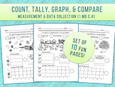 Count, Tally, Graph Common Core 1.MD.C.4 First Grade Works