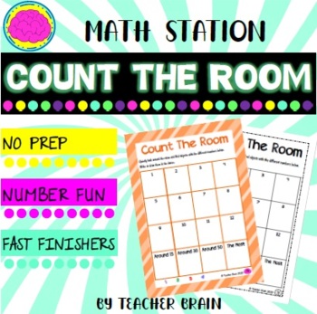 Preview of Count The Room - Math Rotation Center