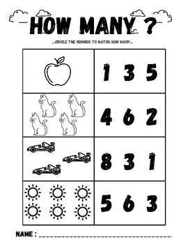 Count and Circle Number by Jayyy S | TPT