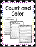 Count and Color Worksheets for Numbers 1-10