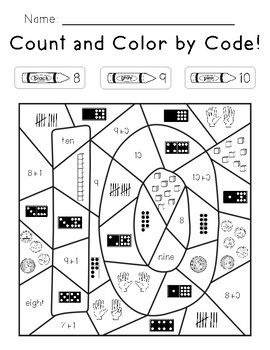 Represent It! Count and Color by Code by Ms VanDoren Makes | TpT