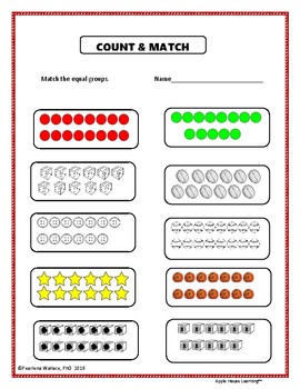 Kindergarten Math: Count and Compare Worksheets & Activities | TpT