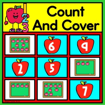 Preview of Count and Cover Math Learning Mats