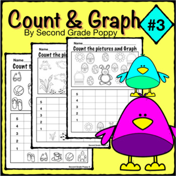 Preview of Count and Graph Spring Set #3 - Distance Learning