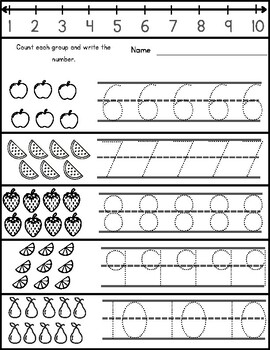 Count and Write by Lit Little People | TPT