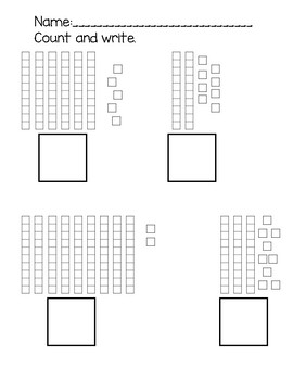 Count and Write Base Ten 10s and 1s to 100 by Josh Tubbs | TpT