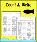 Count and Write - Fish