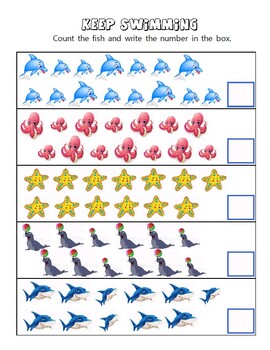 Count and Write the Number by Namhee Beck | Teachers Pay Teachers