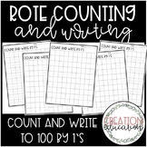 Count and Write to 100 by 1's