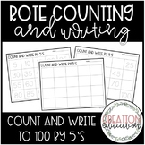 Count and Write to 100 by 5's