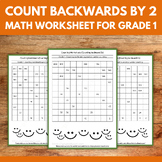 Count backwards by 2s Worksheet