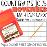 Count by 1's to 75 Task Card Activity Math Centers, Scoot,