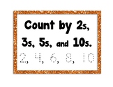 Count by 2s, 3s, 5s, & 10s, Trace Numbers, Notice Patterns