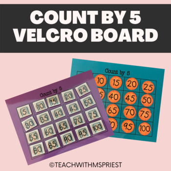 Count by 5 Velcro Board