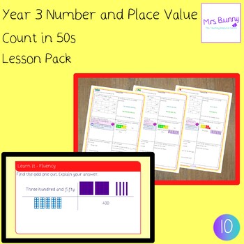 Preview of Count in 50s lesson pack (Year 3 Number and Place Value) - UK