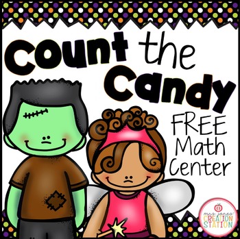 FREE Halloween Counting Math Center