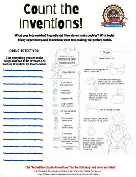 Preview of Count the Cookie Inventions Needed to Make Tollhouse Chocolate Chip Cookies