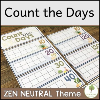 Preview of Count the Days Charts in a ZEN NEUTRAL Theme