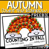 Count the Rainbow - Autumn Candy Mix - Fall Math Center & 