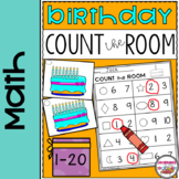 Count the Room BIRTHDAY Math Center - Numbers 1 to 20